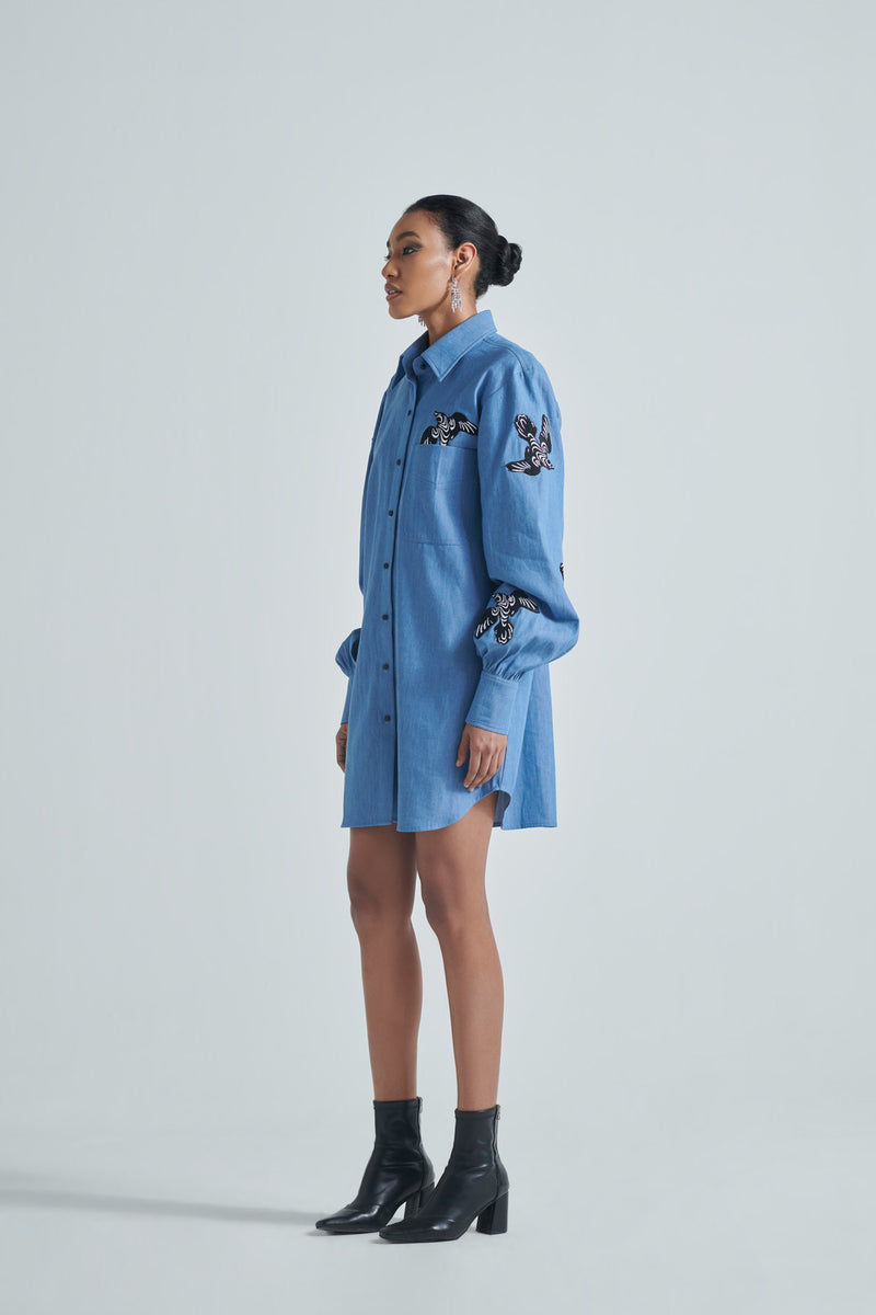 AVIAN CHIC SHIRT DRESS